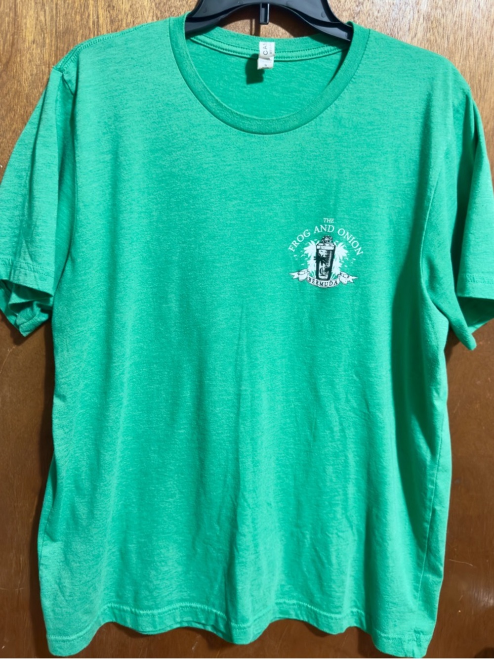 Bermuda Men's Green Short Sleeve Tee